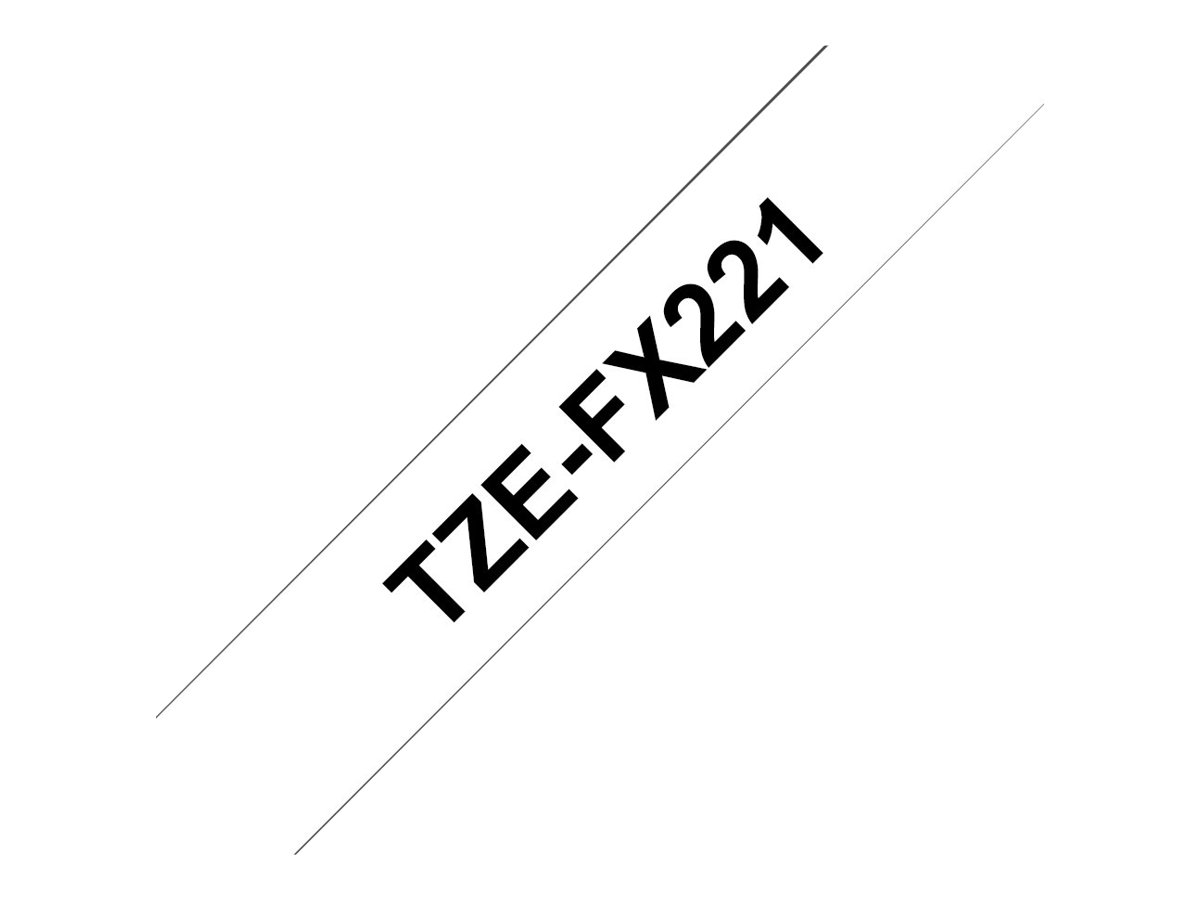 Brother TZe-FX221 - flexible tape - 1 cassette(s) - Roll (0.9 cm x 8 m)