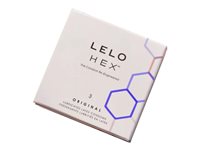 LELO HEX Condoms - Original - 3's