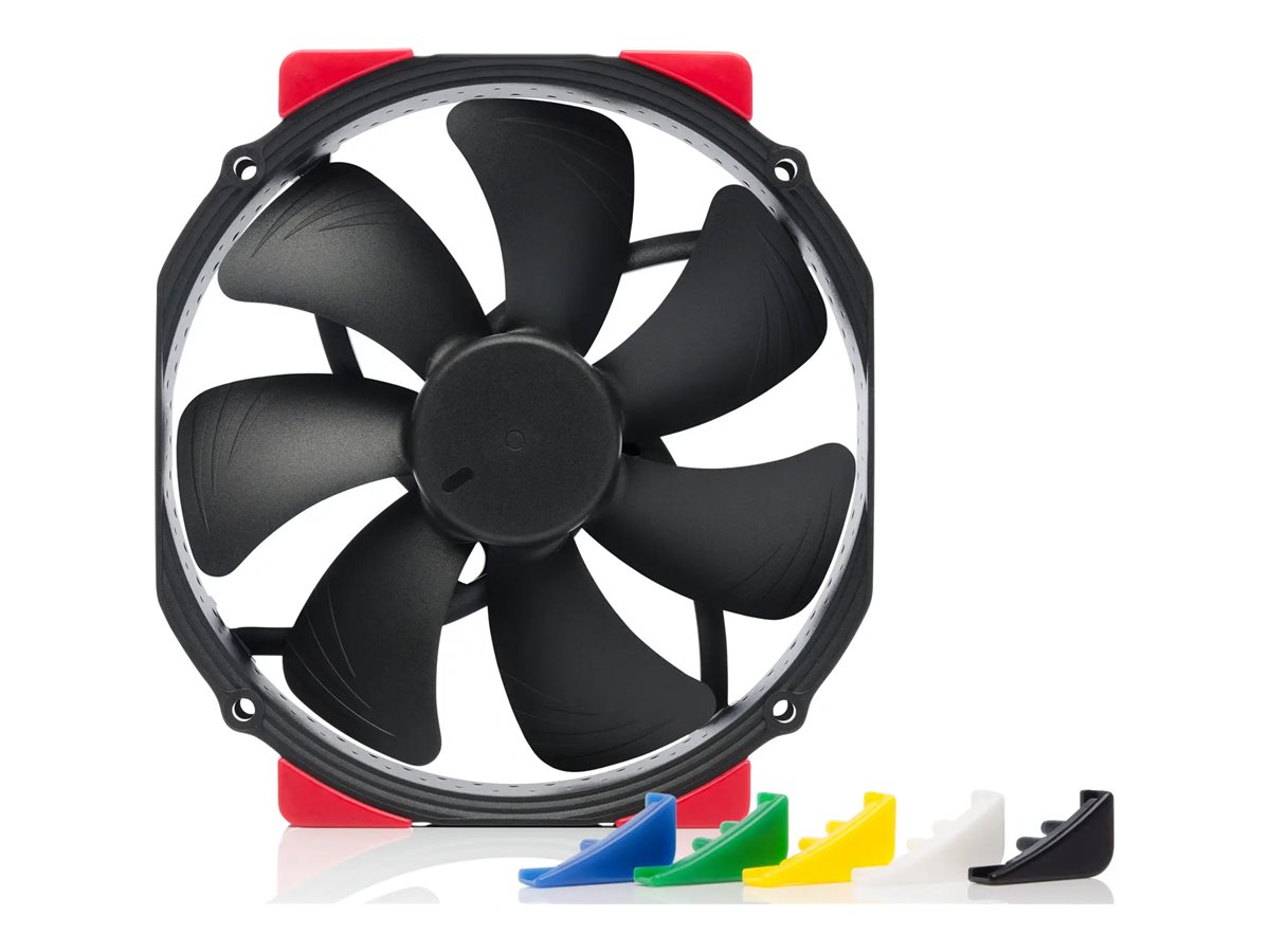 Noctua chromax.black.swap NF-A15 HS-PWM case fan 150x25 Product shot Front 79800