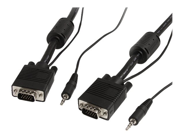 StarTech.com 30 ft Coax High Resolution Monitor VGA Cable with Audio