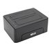 Tripp Lite USB 3.1 Type-C to Dual SATA Quick Dock, 10 Gbps, 2.5 and 3.5 in. HDD/SDD, Thunderbolt 3 Compatible