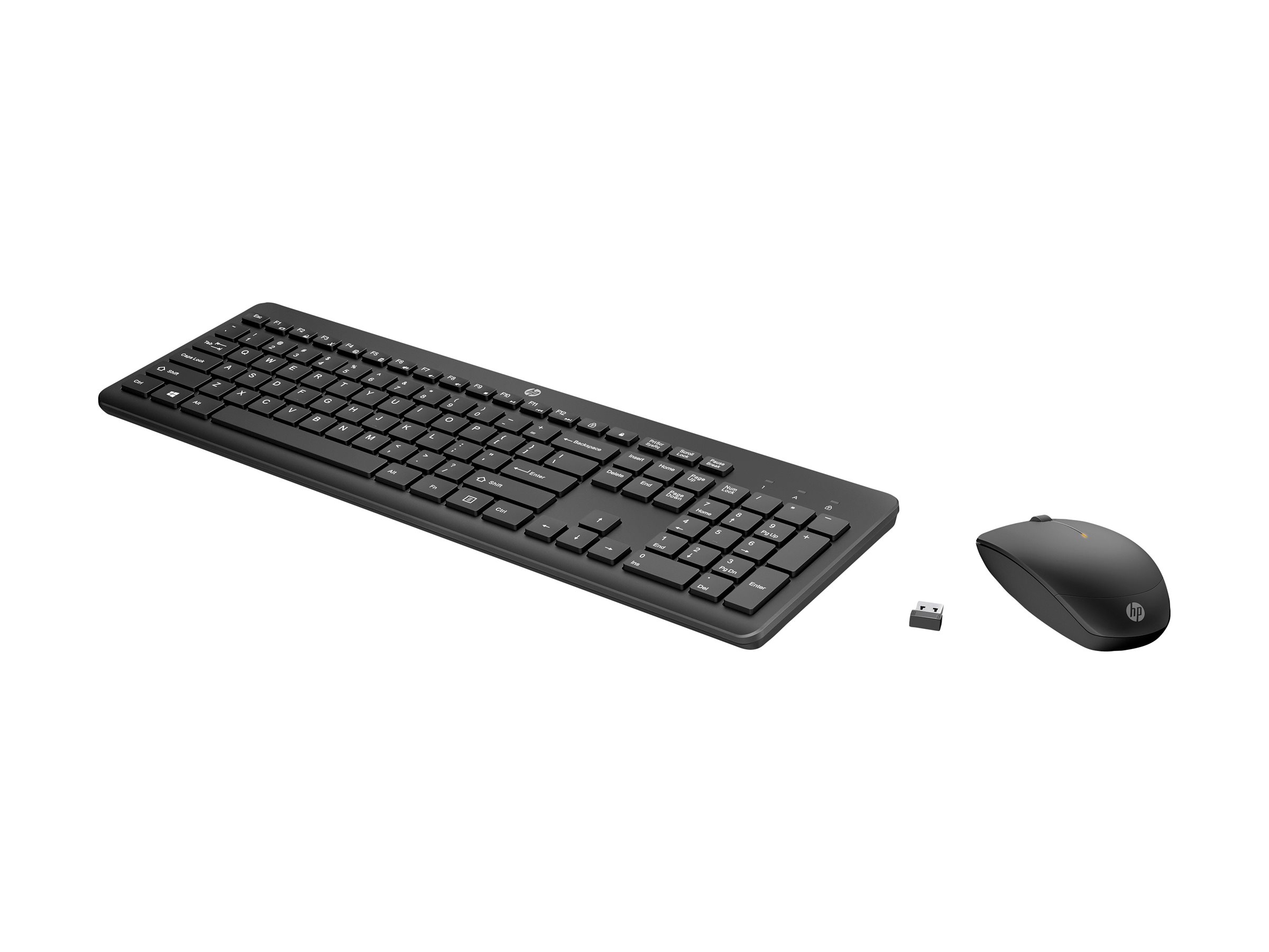 Hp 235 Keyboard And Mouse Set 3 Zone Layout Low Profile Key Travel Full Size Uk Black Smart Buy Input Device