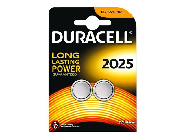 Duracell Dl2025 Battery 2 X Cr2025 Li