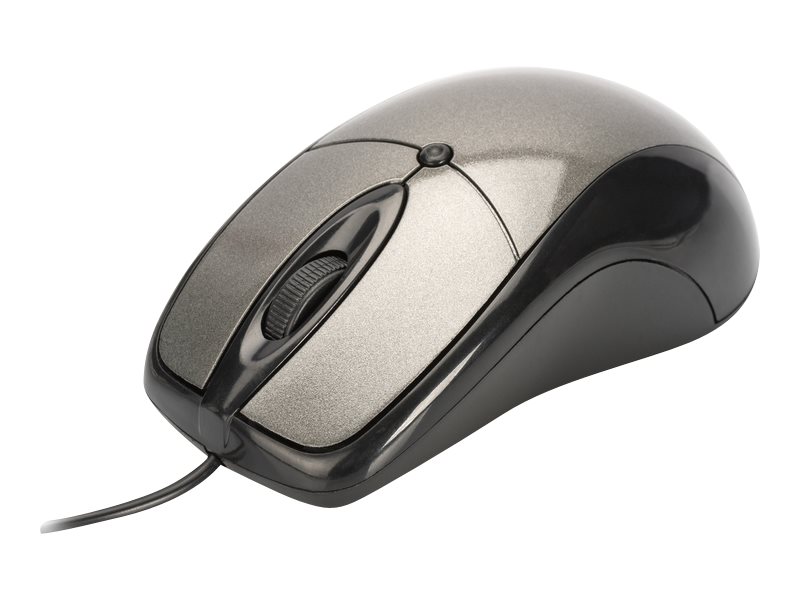 Ednet Office Mouse - mus - USB - svart, antracit