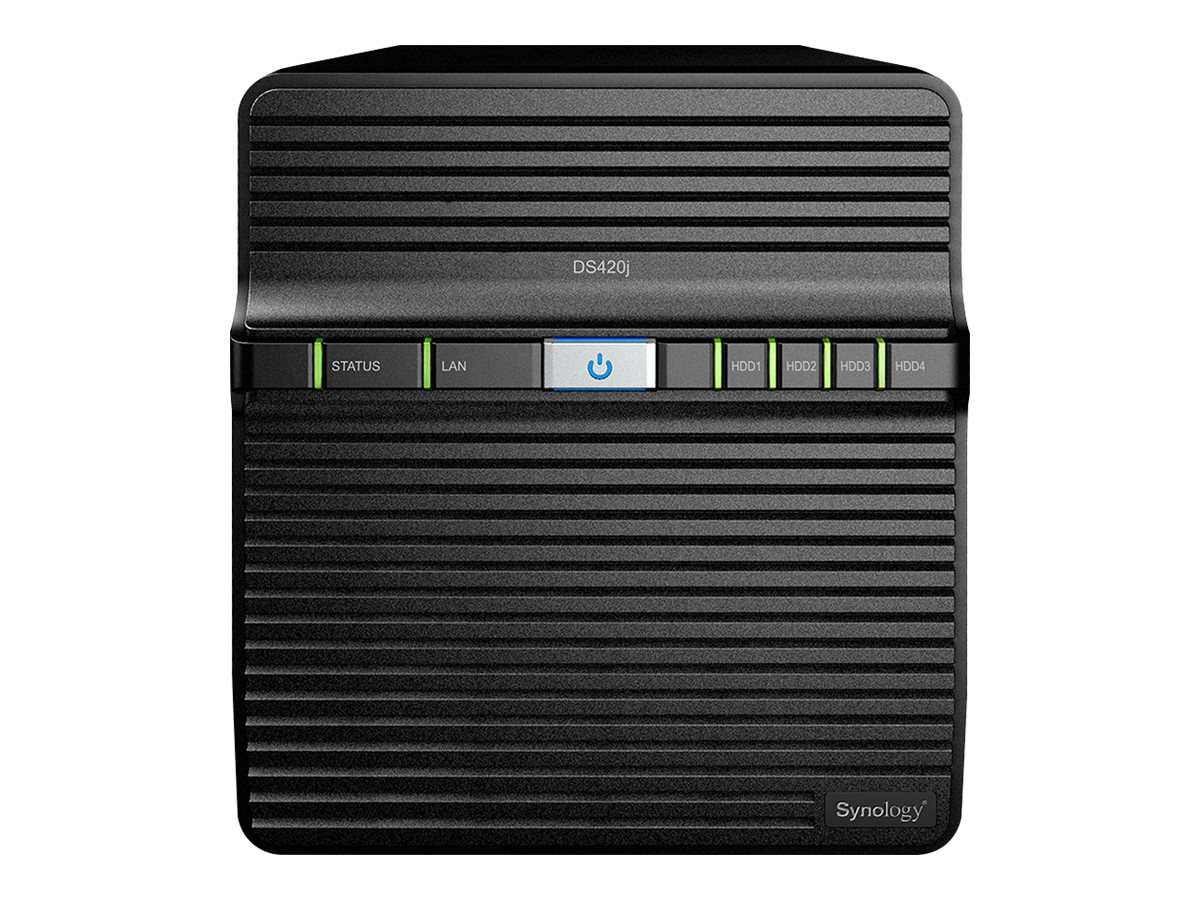 Synology Disk Station DS420j NAS Product shot Front 79800