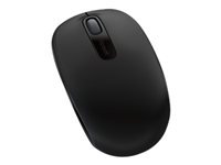 Microsoft Wireless Mobile Mouse 1850 - Mouse - right and left-handed - optical - 3 buttons - wireless - 2.4 GHz - USB wireless receiver - black
