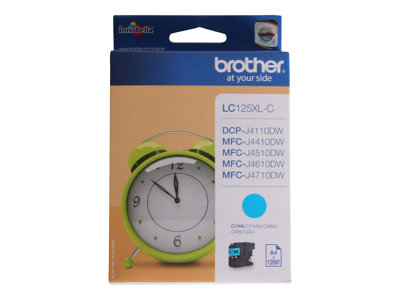 BROTHER LC125XLC Tinte cyan 1200Seiten - LC125XLC