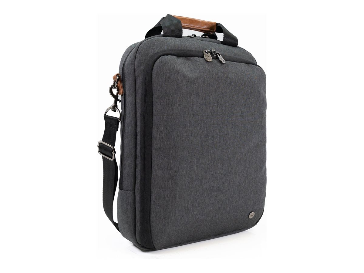 PKG Riverdale Notebook Carrying Messenger Bag for 15'' - 16'' Laptops - Dark Grey