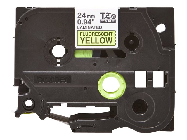 BROTHER TZEC51 black/neonyellow 24mm 5m