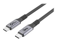MicroConnect Premium USB 3.2 Gen 2 USB Type-C kabel 2m Sort