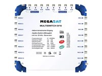 Megasat multiswitch 9/16 Multikobling til satellitsignal Blå Hvid