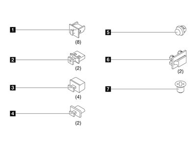 Lenovo - Port dust cover kit