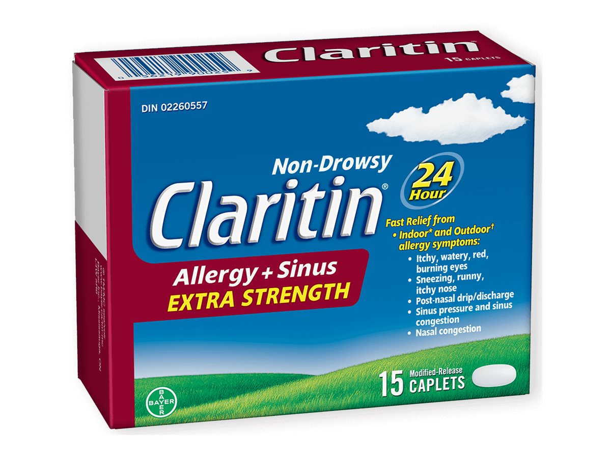 Claritin Allergy + Sinus Extra Strength 24HR - 15s