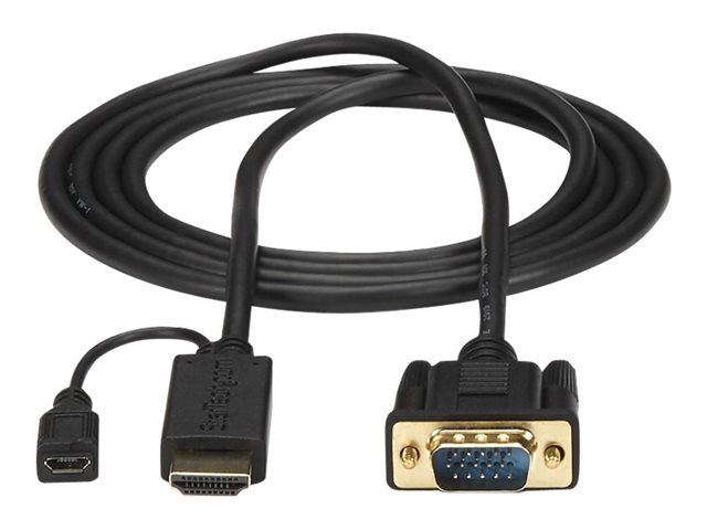 CABLING Câble Adaptateur Convertisseur HDMI Mâle à VGA Femelle + Cable VGA  M/M 1.8M