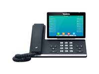 Yealink SIP-T57W - VoIP phone - with Bluetooth interface with caller ID - IEEE 802.11a/b/g/n/ac (Wi-Fi) - 3-way call capability - SIP, SIP v2, SRTP - classic gray