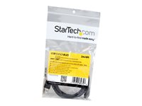 StarTech 2m 6ft Slim USB 3.0 A to Micro B Cable M/M - Mobile Charge Sync USB 3.0 Micro B Cable for Smartphones and Tablets (U