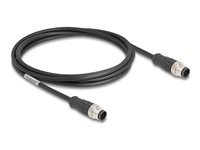 DeLOCK CAT 5e S/FTP 2m Netværkskabel Sort