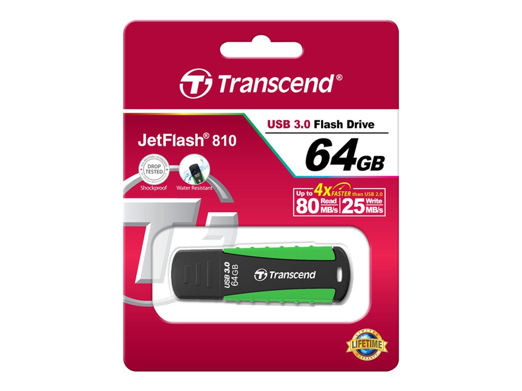 TRANSCEND 64Go Clé USB 3.1 Gen 1