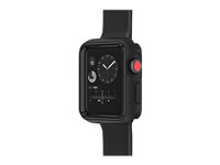 OtterBox EXO EDGE - Stoßstange für Smartwatch - Polycarbonat, TPE - Schwarz - für Apple Watch (38 mm)