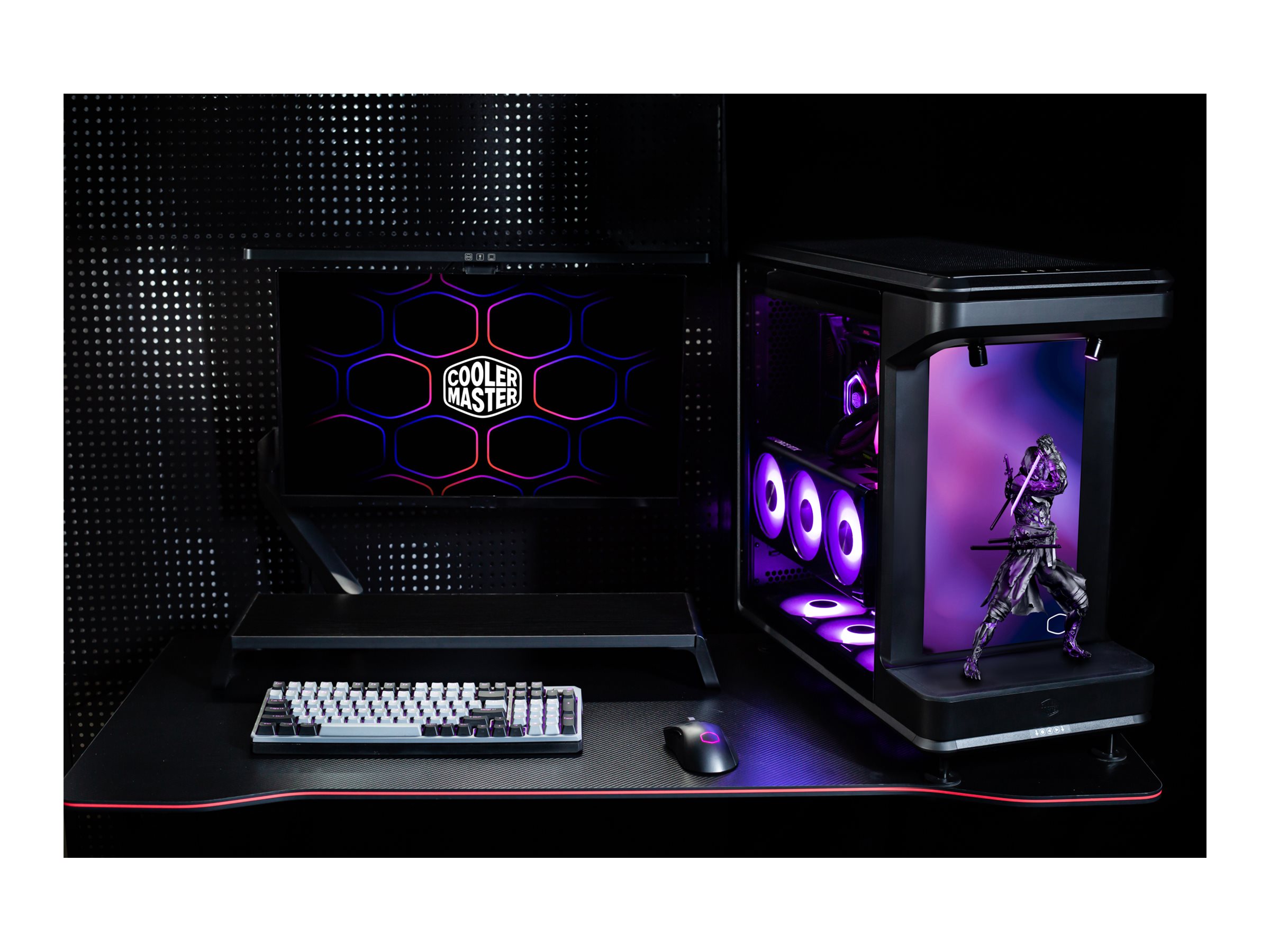 Cooler Master MasterFrame 360 STAGE LCD MT Product shot Right-angle 80000