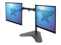 Manhattan TV & Monitor Mount, Desk, Double-Link Arms, 2 screens, Screen Sizes: 10-27", Black, Stand Assembly, Dual Screen, VE