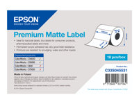 Premium - die cut labels - matte - 650 label(s) - 