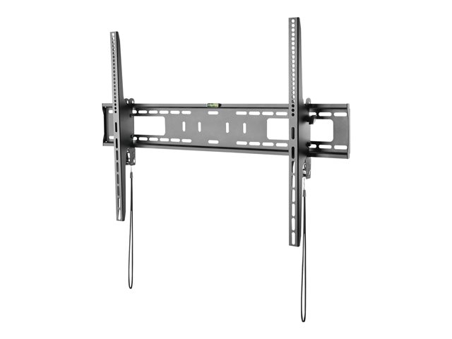 StarTech.com TV Wall Mount supports 60-100 inch VESA Displays (165lb/75kg), Heavy Duty Tilting Universal TV Wall Mount, Adjustable Mounting Bracket for Large Flat Screens, Low Profile - Slim TV Wall Mount (FPWTLTB1)