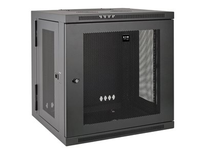Eaton Tripp Lite Series 12U Wall Mount Rack Enclosure Server Cabinet Hinged Doors/Sides