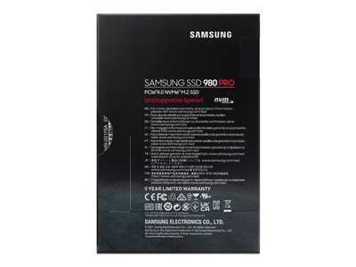SAMSUNG 980 PRO SSD 2TB M.2 NVMe - MZ-V8P2T0BW