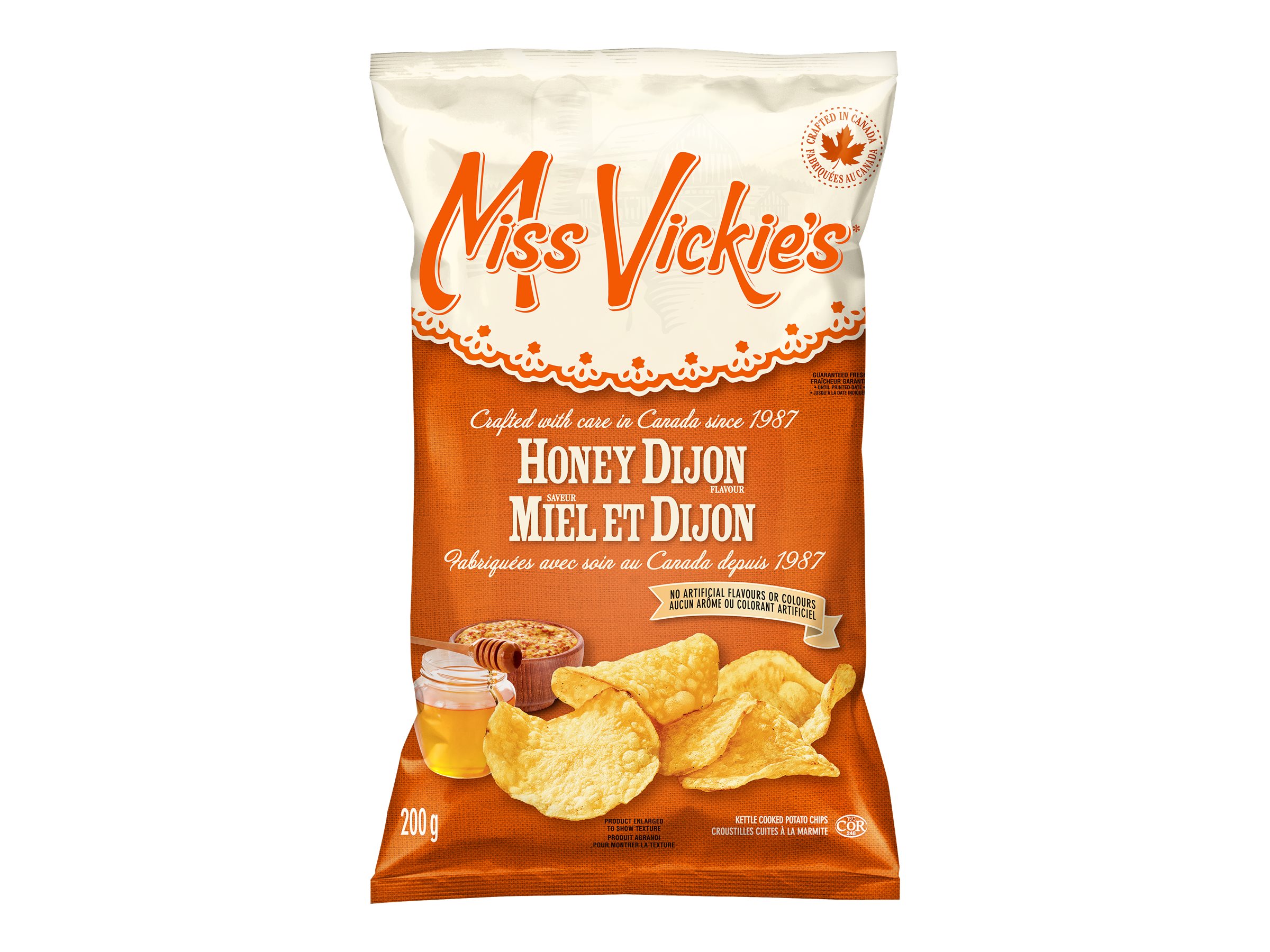 Miss Vickie's Kettle Cooked Chips - Honey Dijon- 200g