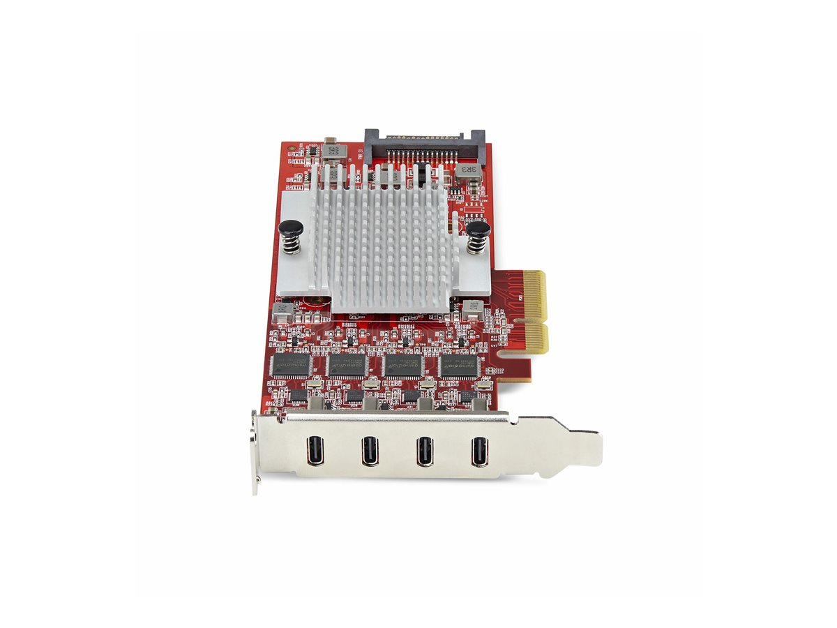 StarTech.com 4-Port USB Type-C PCIe Card, USB-C 10Gb, 4x Controllers, TAA - USB adaptér - PCIe 3.0 x4 - USB-C 3.2 Gen 2 x 4 - kompatibilní s TAA – foto 8