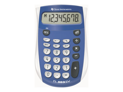 Texas Instruments TI-503 SV Pocket calculator 8 digits battery