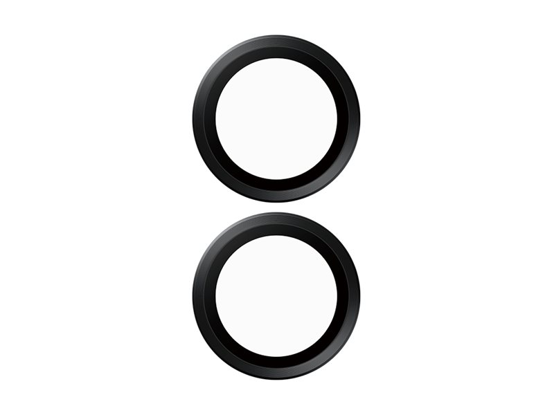 PanzerGlass Hoops Lens Protector for Apple iPhone 16 and 16 Plus - Black