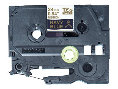 BROTHER P-Touch 24mm dark blue/gold BROTHER P-Touch 24mm dark blue/gold