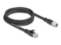 DeLOCK CAT 5e S/FTP 2m Kabel til netværksadapter Sort