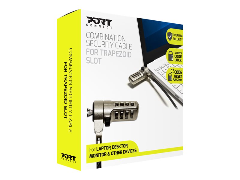 PORT DESIGNS SECURITY CABLE COMBINATION