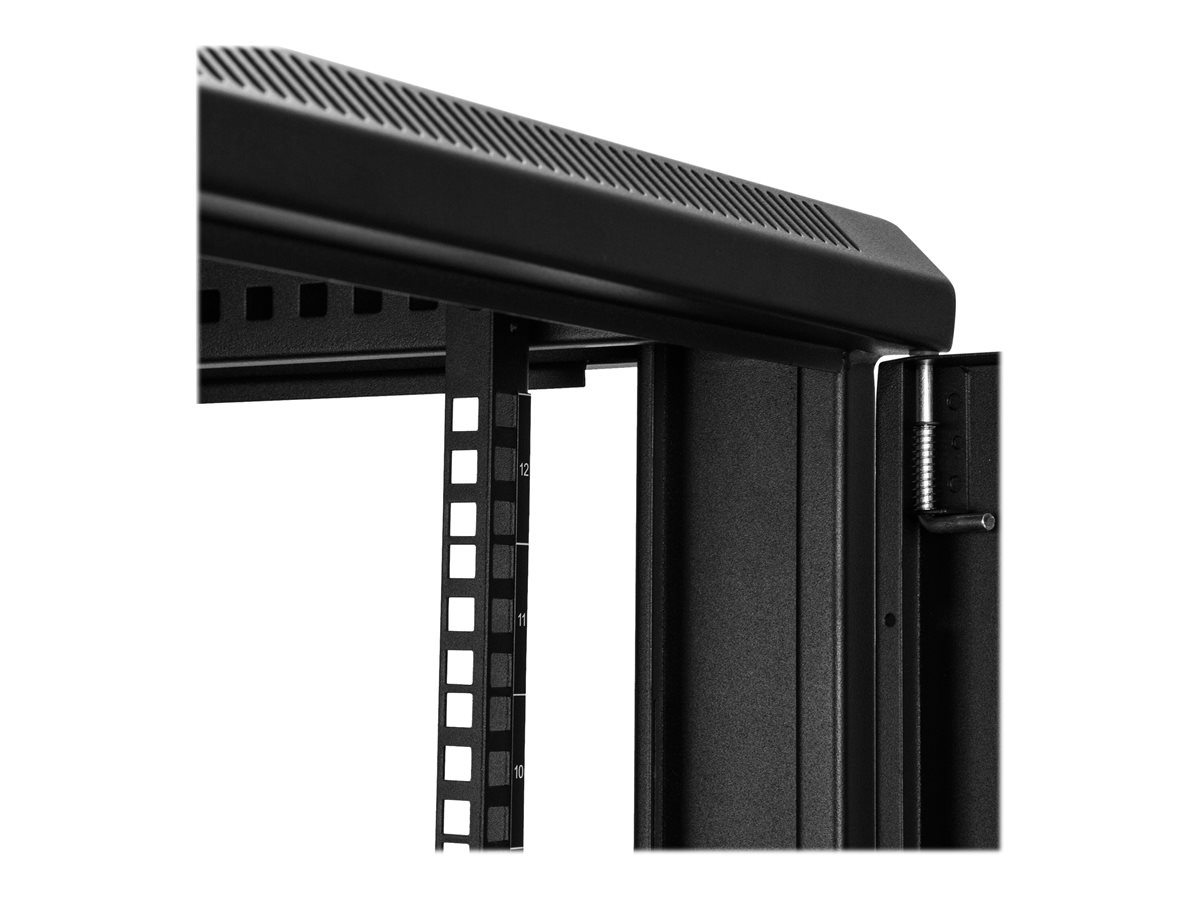 StarTech.com 12U Server Rack Cabinet, 4-Post Adjustable Depth (2" to 30")Network Equipment Rack Enclosure w/Casters/Cable Management/Shelf/Locking, Dell PowerEdge, HP ProLiant, ThinkServer - 12U Rack Cabinet (RK1233BKM) - rozvaděč stojanový - 12U – foto 7