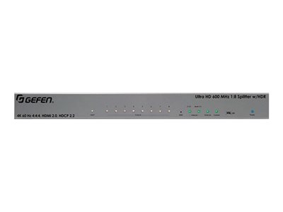 4K ULTRA HD 600 MHZ 1:8 SPLITTER W/ HDR
