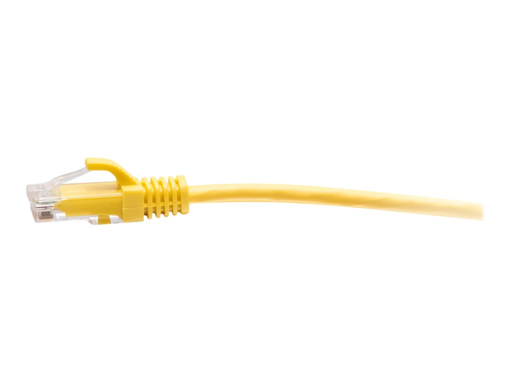C2G 7ft (2.1m) Cat6a Snagless Unshielded (UTP) Slim Ethernet Network Patch Cable - Yellow - patch kabel - 2.1 m - žlutá