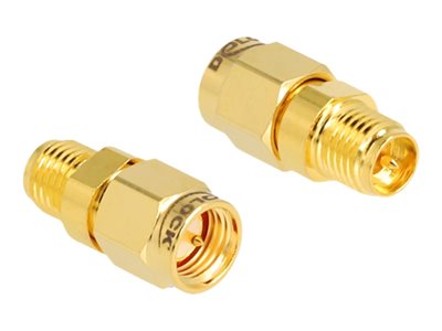 DELOCK Adapter RP-SMA Buchse zu SMA Stecker
