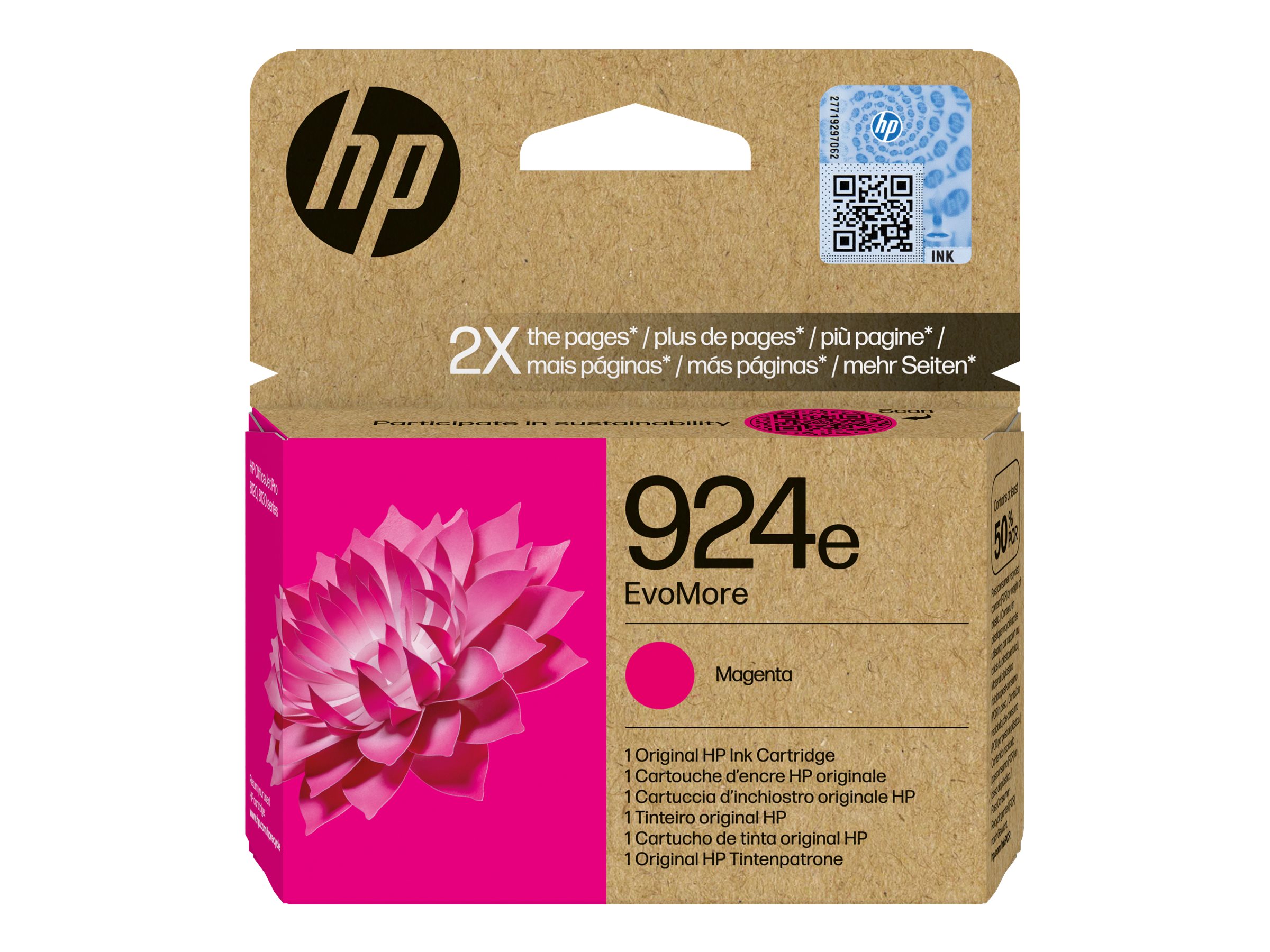 Hp 924e Evomore Magenta Original Ink Cartridge Hp 924e Evomore Magenta Original Ink Cartridge