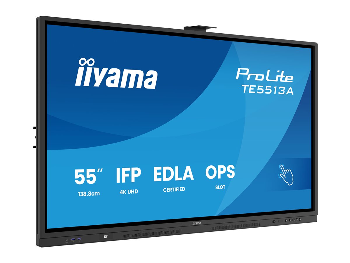iiyama ProLite 55" Třída (54.6" zobrazitelný) displej LCD s LED podsvícením - 4K - pro digital signage / interaktivní komunikace – foto 3