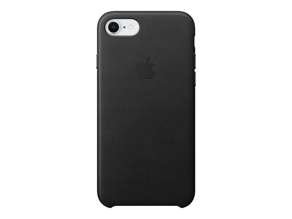Apple Back cover for mobile phone leather black