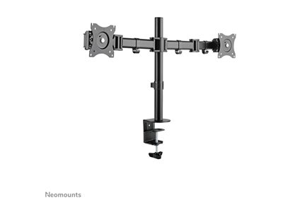 NEOMOUNTS Flat Desk Mount 2 screens Blk