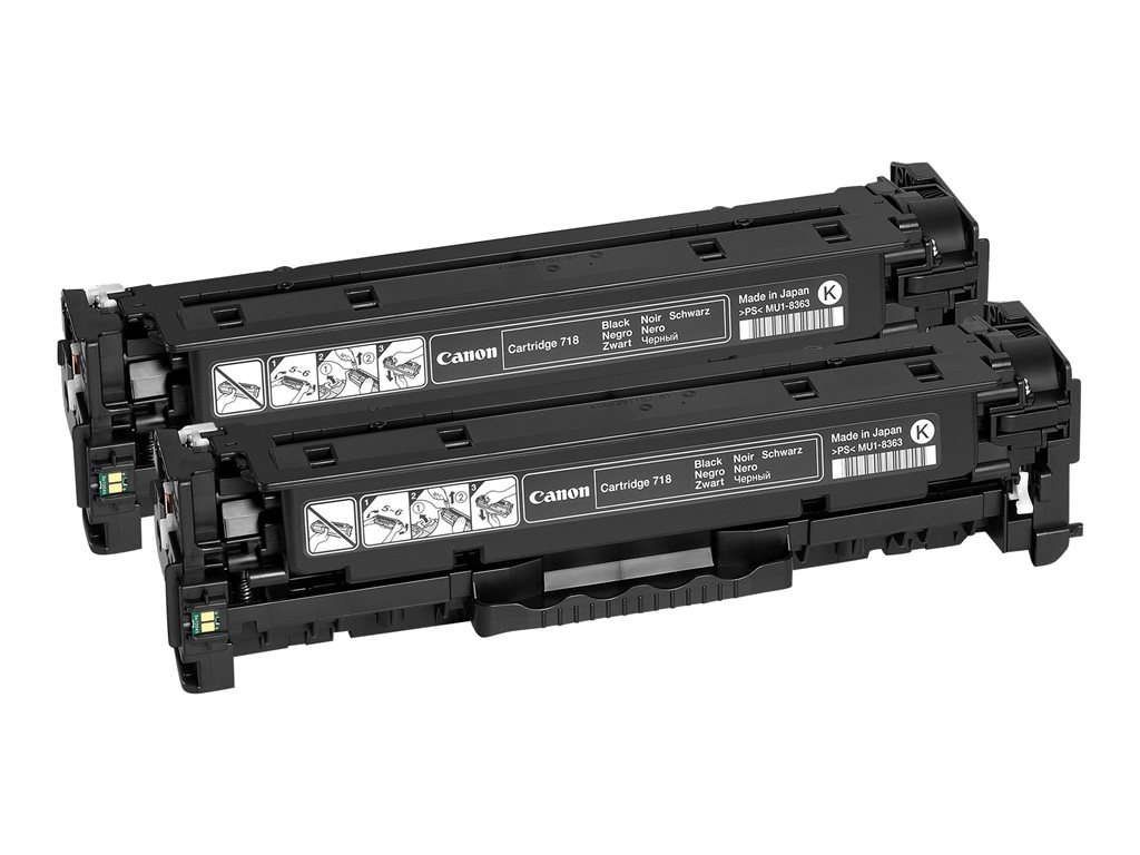 CANON 718 BK VP (2PK)