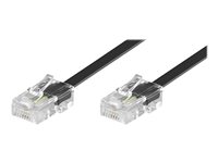 goobay 10m ISDN-kabel Sort