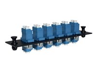 Weltron Patch panel with couplers LC x 6
