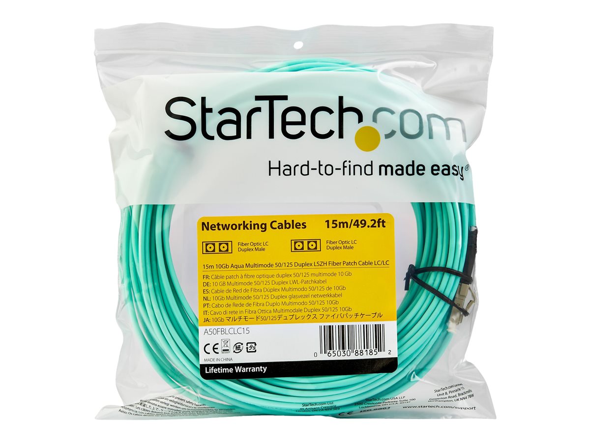 Cable - 15m OM3 LC/LC Fiber Optical Cord – foto 2