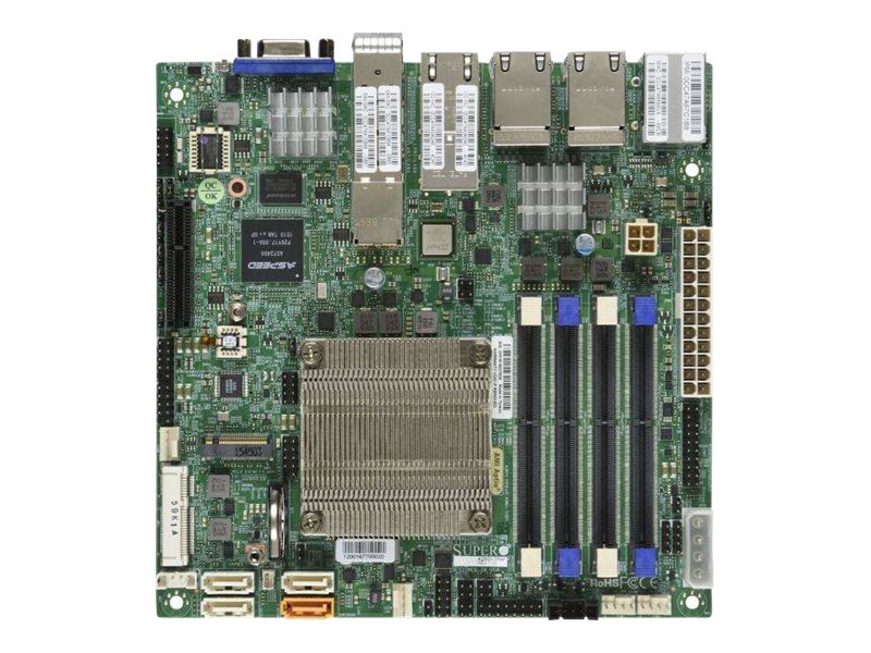 SUPERMICRO A2SDi-TP8F - motherboard - mini ITX - Intel Atom C3858