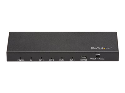 StarTech.com HDMI Splitter 1 In 2 Out - 4k 30Hz - 2 Port - Supports 3D  video - Powered HDMI Splitter - HDMI Audio Splitter